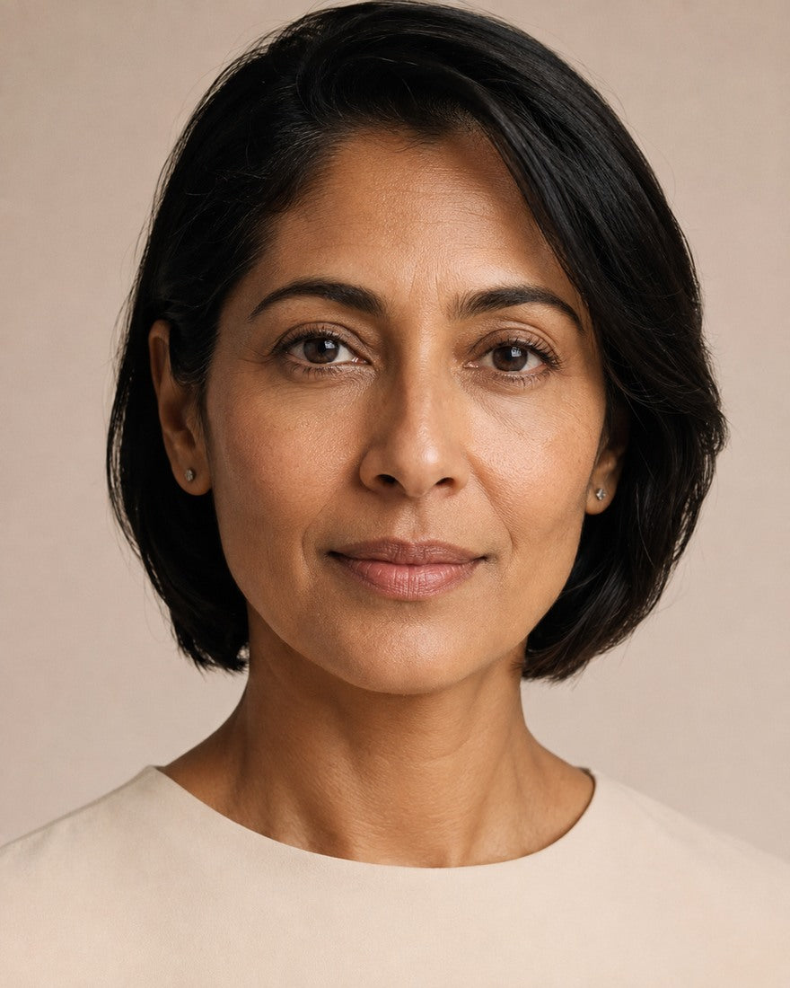 SUPERB skincare portrait 40s